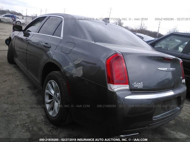2C3CCAAG0FH786400 - 2015 CHRYSLER 300 LIMITED GRAY photo 3