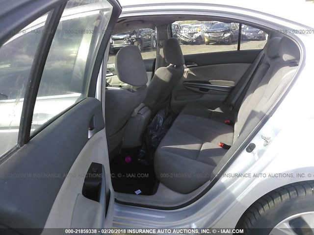 1HGCP36718A048158 - 2008 HONDA ACCORD EX SILVER photo 8