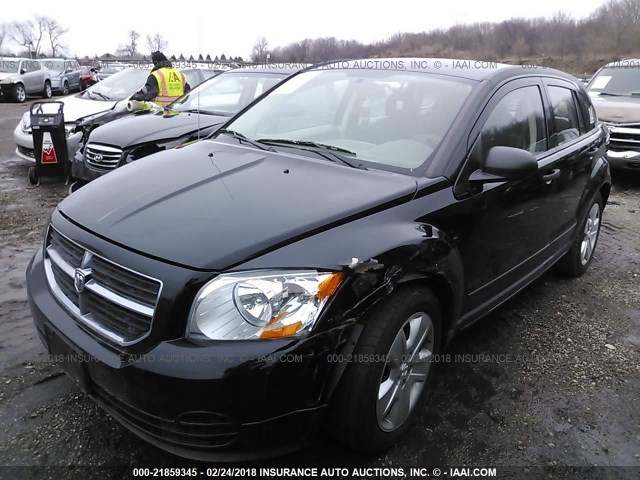 1B3HB48B97D374315 - 2007 DODGE CALIBER SXT BLACK photo 2