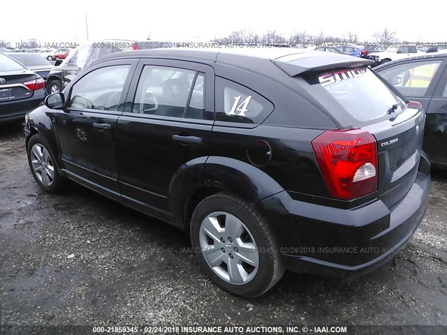 1B3HB48B97D374315 - 2007 DODGE CALIBER SXT BLACK photo 3