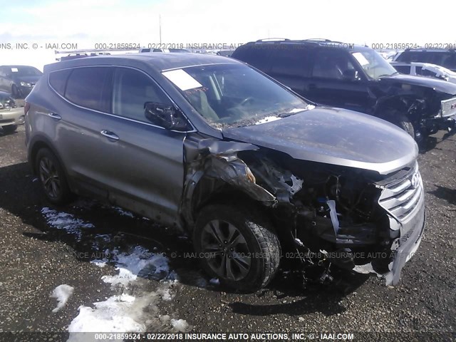 5XYZTDLB0DG086624 - 2013 HYUNDAI SANTA FE SPORT  GRAY photo 1