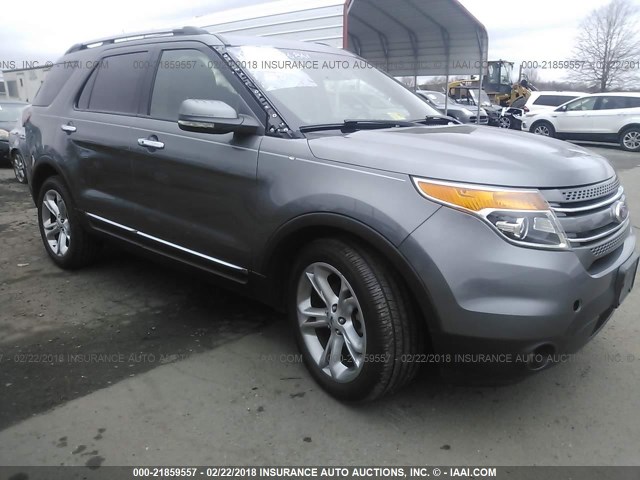 1FM5K7F84DGA55260 - 2013 FORD EXPLORER LIMITED 锡色 照片 1