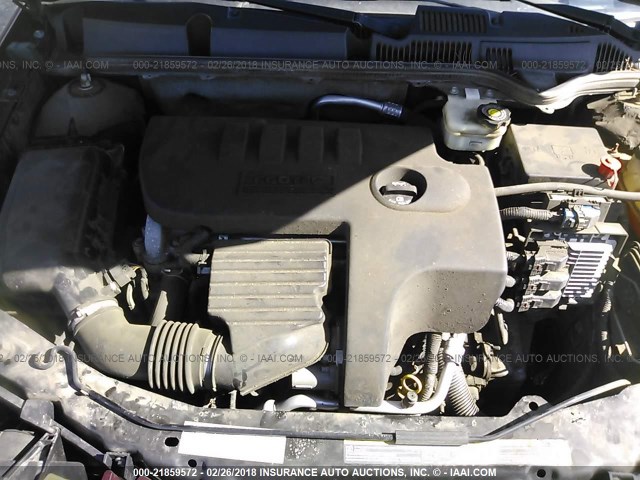 1G8AL55F47Z102021 - 2007 SATURN ION LEVEL 3 RED photo 10