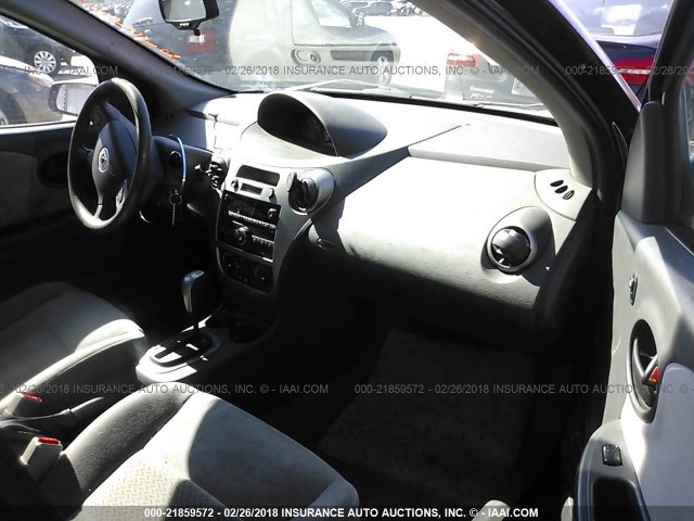 1G8AL55F47Z102021 - 2007 SATURN ION LEVEL 3 RED photo 5