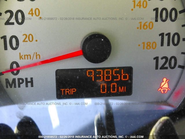 1G8AL55F47Z102021 - 2007 SATURN ION LEVEL 3 RED photo 7