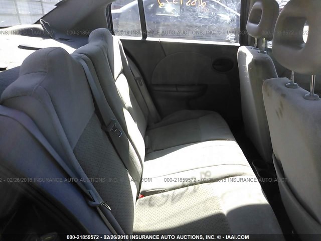 1G8AL55F47Z102021 - 2007 SATURN ION LEVEL 3 RED photo 8