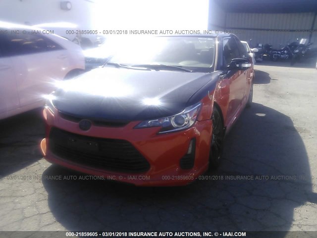 JTKJF5C77FJ007211 - 2015 TOYOTA SCION TC 橙色 照片 2