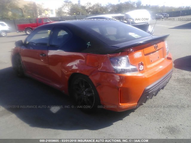 JTKJF5C77FJ007211 - 2015 TOYOTA SCION TC 橙色 照片 3