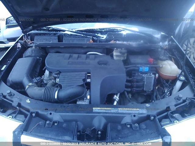 1G8AJ55F17Z201062 - 2007 SATURN ION LEVEL 2 BLACK photo 10