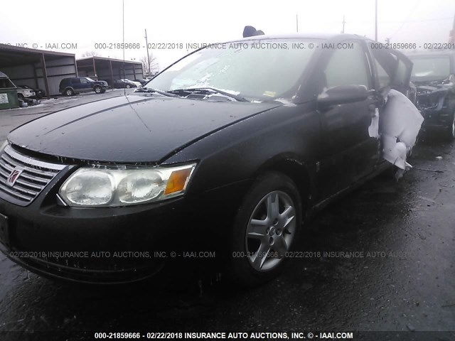 1G8AJ55F17Z201062 - 2007 SATURN ION LEVEL 2 BLACK photo 2