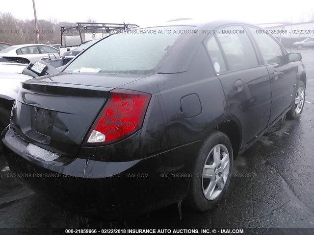 1G8AJ55F17Z201062 - 2007 SATURN ION LEVEL 2 BLACK photo 4