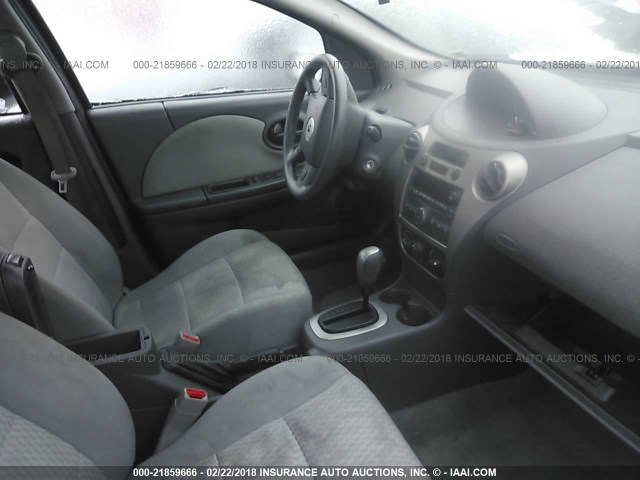 1G8AJ55F17Z201062 - 2007 SATURN ION LEVEL 2 BLACK photo 5