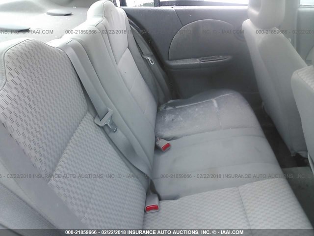 1G8AJ55F17Z201062 - 2007 SATURN ION LEVEL 2 BLACK photo 8