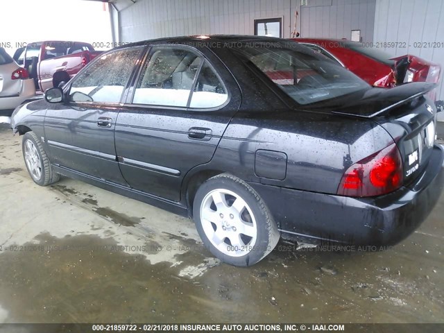 3N1AB51D54L478455 - 2004 NISSAN SENTRA SE-R SPEC V BLACK photo 3