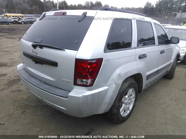 1J4GR48K85C707459 - 2005 JEEP GRAND CHEROKEE LAREDO/COLUMBIA/FREEDOM 灰色 照片 4