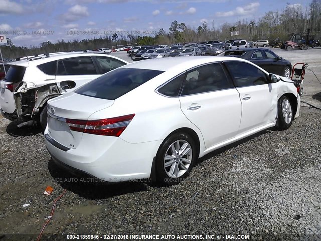 4T1BK1EB9DU046617 - 2013 TOYOTA AVALON PREMIUM/TOURING/LIMITED WHITE photo 4