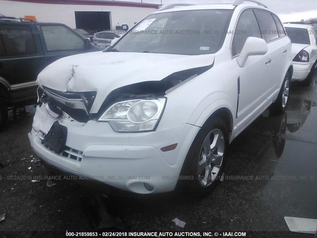 3GNAL3EK9ES607898 - 2014 CHEVROLET CAPTIVA LT WHITE photo 2