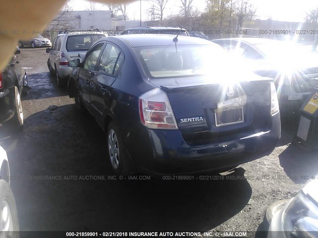 3N1AB61E88L660137 - 2008 NISSAN SENTRA 2.0/2.0S/2.0SL BLUE photo 3