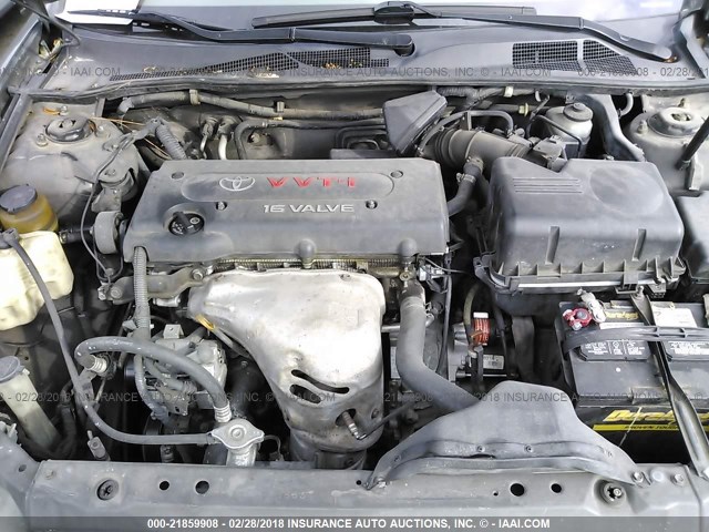 4T1BE32K62U635905 - 2002 TOYOTA CAMRY LE/XLE/SE GRAY photo 10