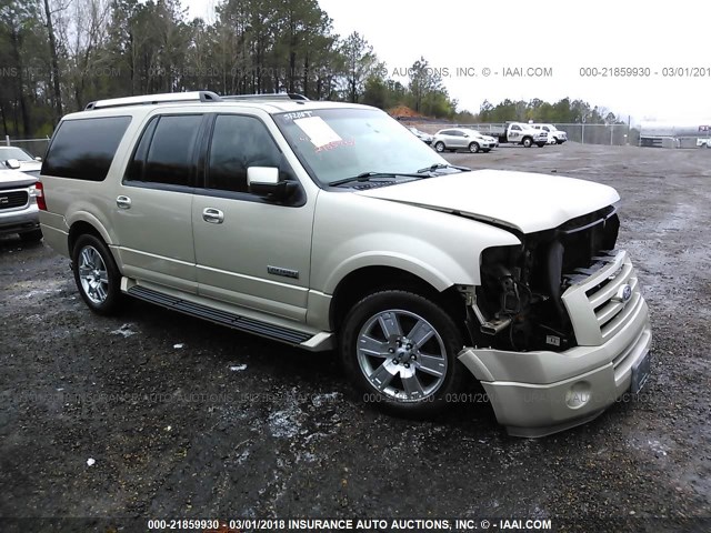 1FMFK19577LA43795 - 2007 FORD EXPEDITION EL LIMITED TAN photo 1