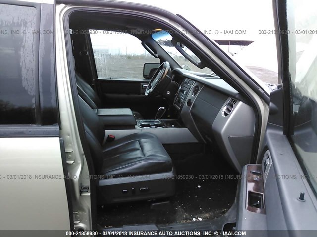 1FMFK19577LA43795 - 2007 FORD EXPEDITION EL LIMITED TAN photo 5