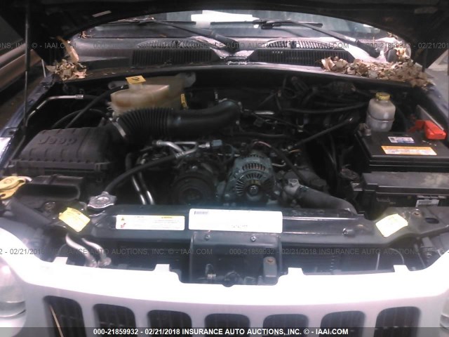 1J4GL48K37W602217 - 2007 JEEP LIBERTY SPORT 蓝色 照片 10