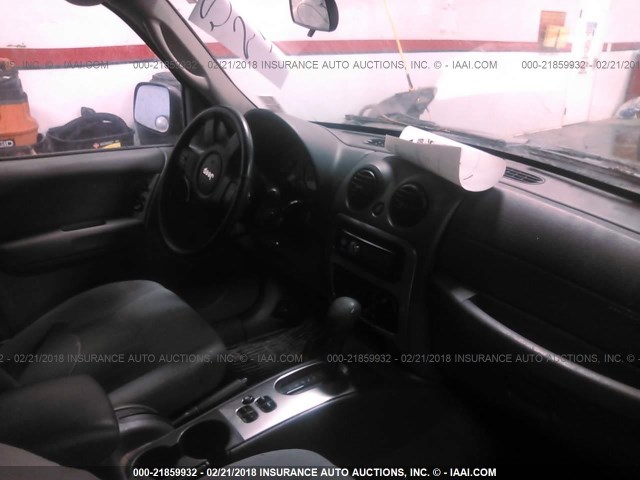 1J4GL48K37W602217 - 2007 JEEP LIBERTY SPORT 蓝色 照片 5