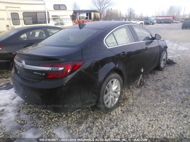 2G4GK5EX3G9106157 - 2016 BUICK REGAL BLACK photo 4