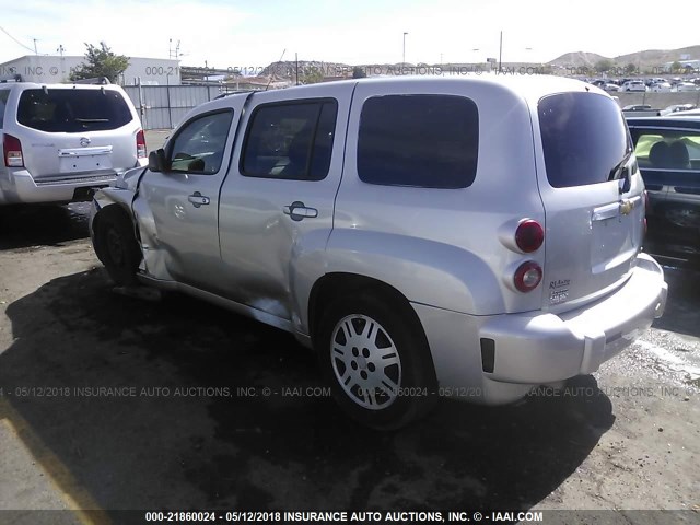 3GNDA13D37S631449 - 2007 CHEVROLET HHR LS SILVER photo 3