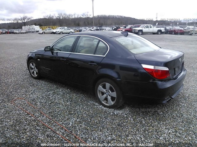 WBANF73597CU25419 - 2007 BMW 530 XI BLACK photo 3