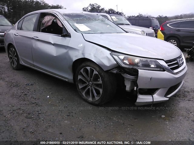 1HGCR2F53DA178200 - 2013 HONDA ACCORD SPORT 银色 照片 1