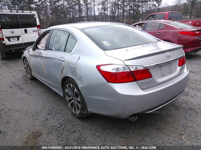 1HGCR2F53DA178200 - 2013 HONDA ACCORD SPORT 银色 照片 3