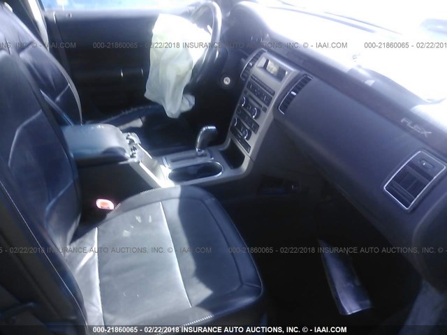 2FMDK52C09BA84151 - 2009 FORD FLEX SEL PURPLE photo 5