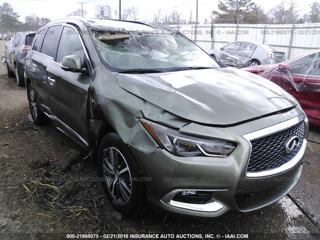 5N1DL0MNXHC543120 - 2017 INFINITI QX60 GREEN photo 6