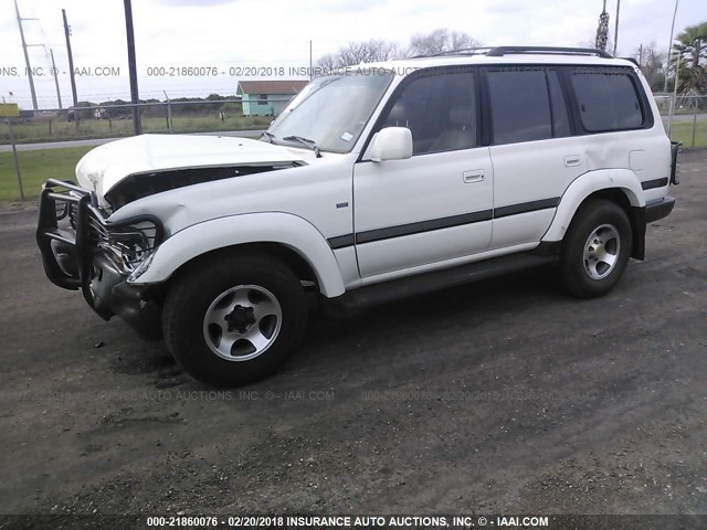 JT3HJ85J0V0183735 - 1997 TOYOTA LAND CRUISER HJ85 WHITE photo 2