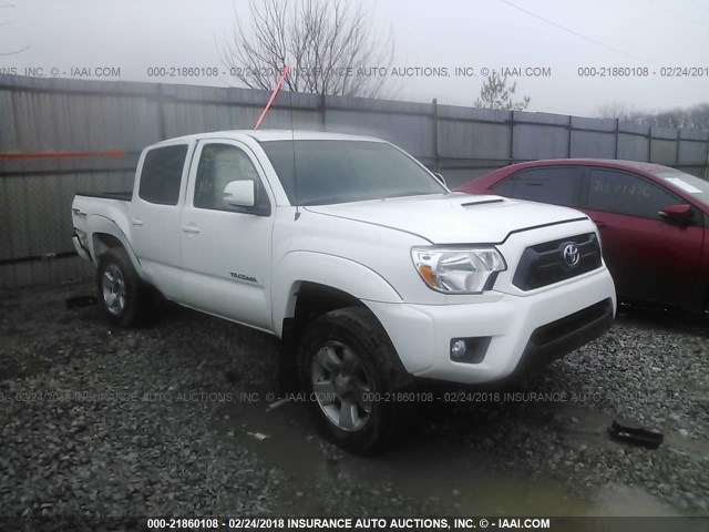 5TFLU4EN6FX113688 - 2015 TOYOTA TACOMA DOUBLE CAB/TRD PRO WHITE photo 1