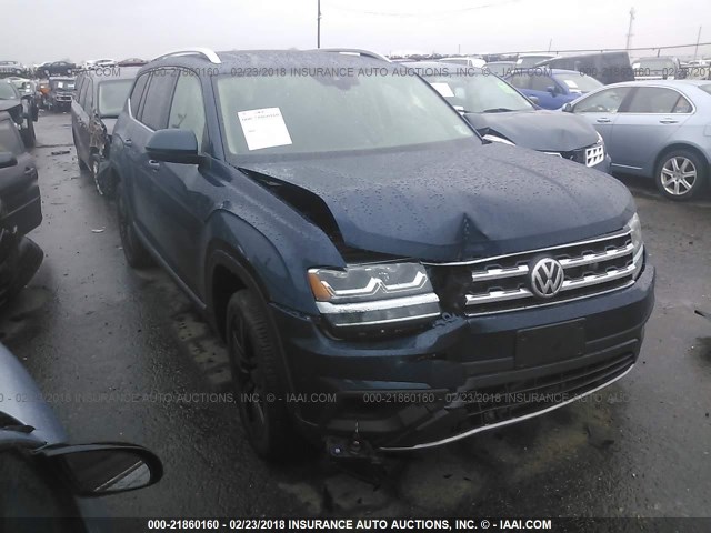 1V2MR2CA9JC507419 - 2018 VOLKSWAGEN ATLAS SEL Mavi foto 1