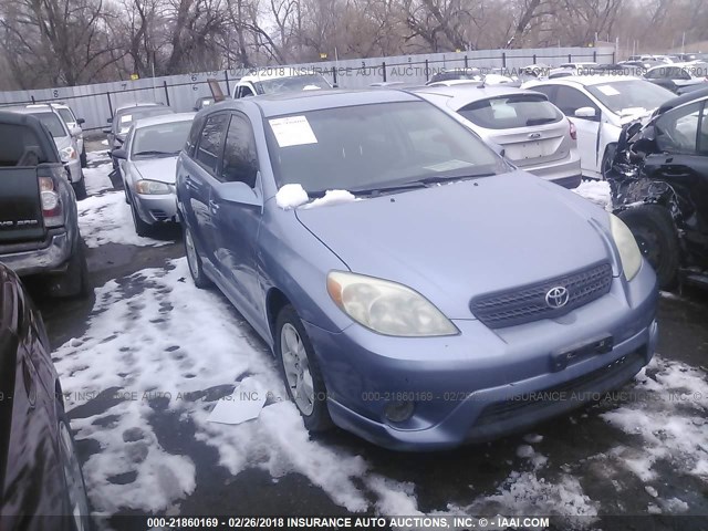 2T1LR32E05C348200 - 2005 TOYOTA COROLLA MATRIX XR BLUE photo 1