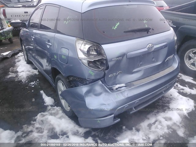 2T1LR32E05C348200 - 2005 TOYOTA COROLLA MATRIX XR BLUE photo 6