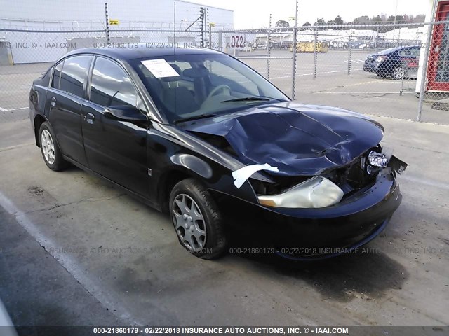 1G8AJ52F13Z164562 - 2003 SATURN ION LEVEL 2 BLACK photo 1