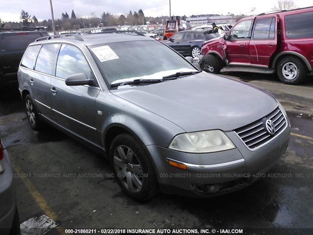 WVWWH63B72E191022 - 2002 VOLKSWAGEN PASSAT GLX 灰色 照片 1