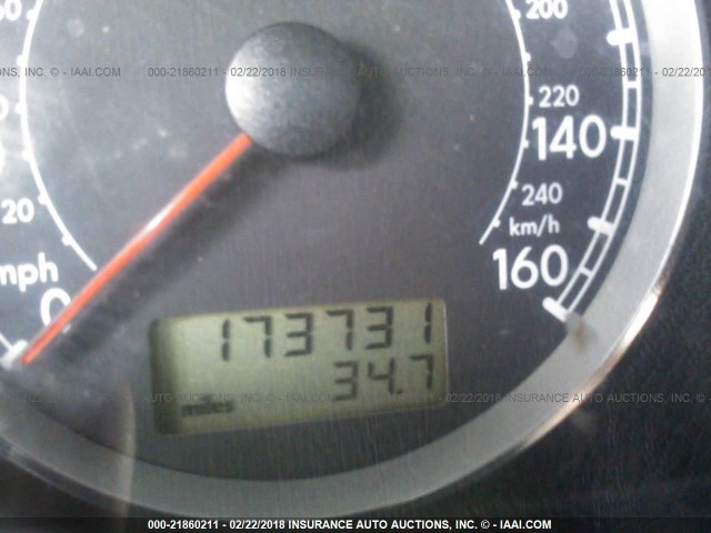 WVWWH63B72E191022 - 2002 VOLKSWAGEN PASSAT GLX 灰色 照片 7