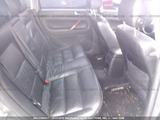 WVWWH63B72E191022 - 2002 VOLKSWAGEN PASSAT GLX 灰色 照片 8