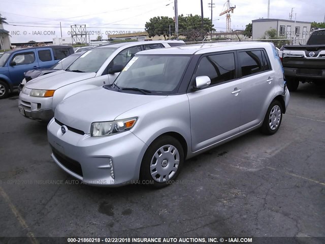 JTLZE4FE5EJ050384 - 2014 TOYOTA SCION XB SILVER photo 2
