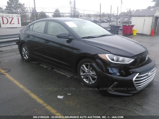 5NPD84LF6HH144037 - 2017 HYUNDAI ELANTRA SE/VALUE/LIMITED BLACK photo 1