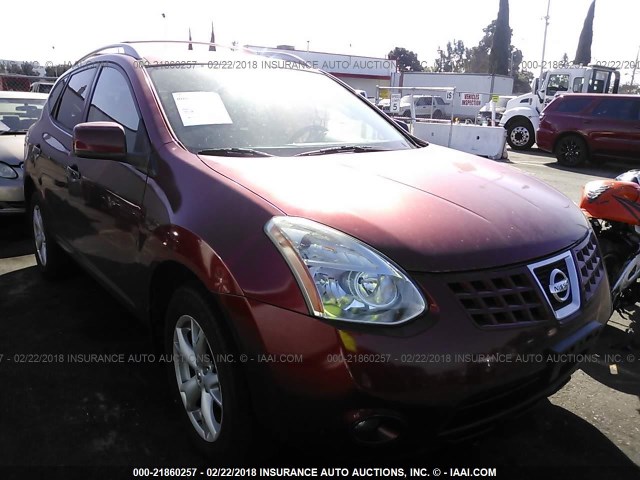 JN8AS58T18W004145 - 2008 NISSAN ROGUE S/SL RED photo 1