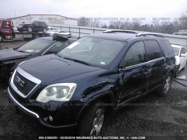 1GKER23D69J192333 - 2009 GMC ACADIA SLT-1 Blau Foto 6