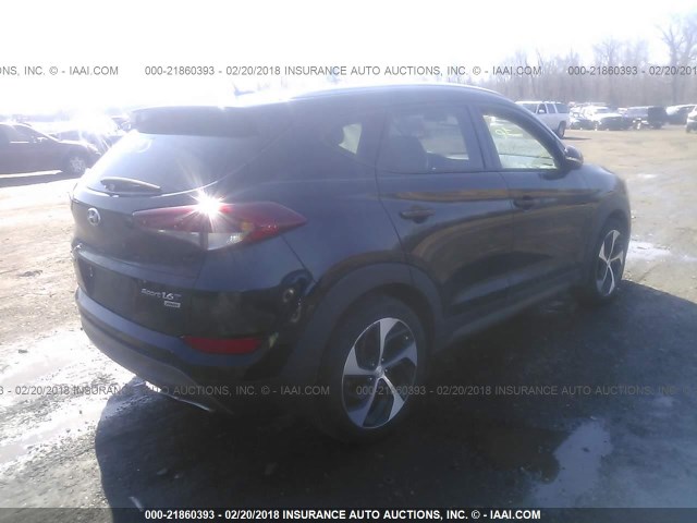 KM8J3CA21GU144796 - 2016 HYUNDAI TUCSON LIMITED/SPORT AND ECO/SE BLACK photo 4