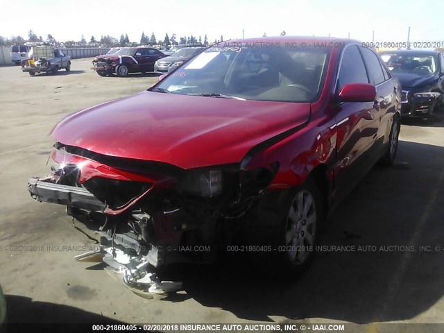 JTNBE46K973072068 - 2007 TOYOTA CAMRY NEW GENERAT CE/LE/XLE/SE RED photo 2