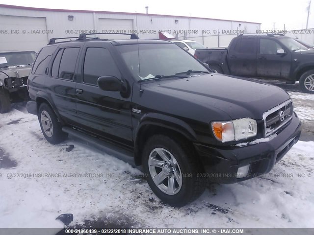 JN8DR09Y84W918781 - 2004 NISSAN PATHFINDER LE/SE BLACK photo 1